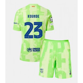 Barcelona Jules Kounde #23 3rd Trikot 2024-25 Kurzarm (+ kurze hosen)